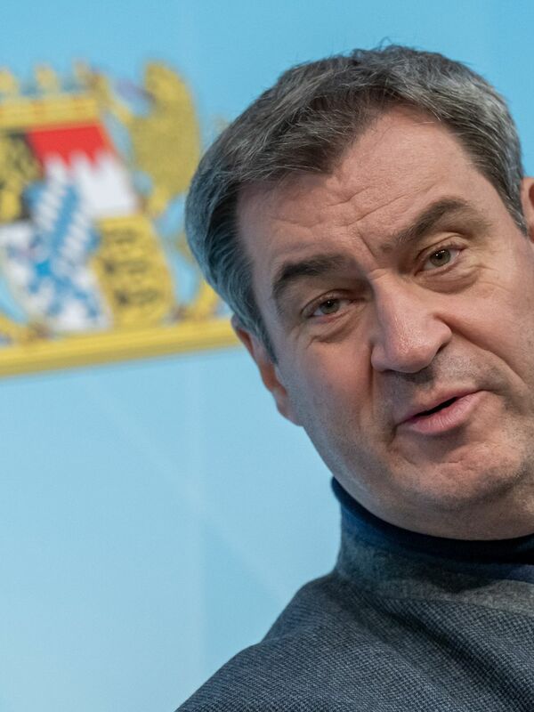 Erst gab es ordentlich Krach am Ende geben sich Markus Söder und