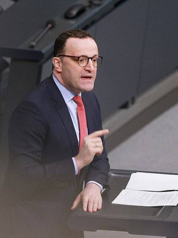 Der Stellvertretende Vorsitzende Der Unionsfraktion Jens Spahn Hat