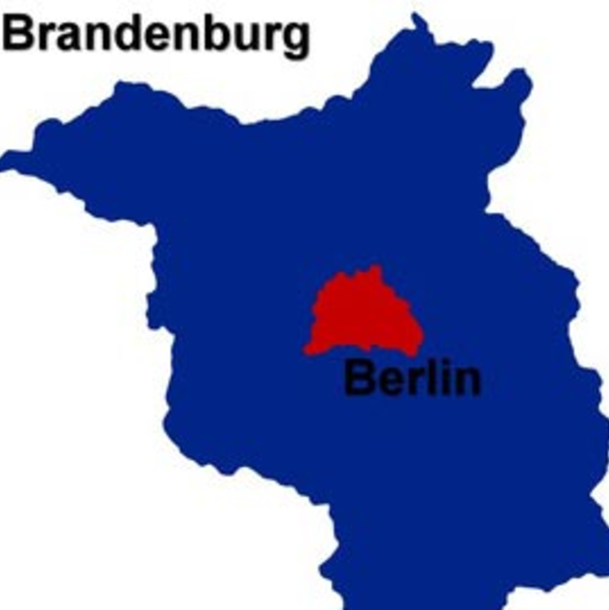 makierte Fläche von Berlin und Brandenburg - Foto: Fotolia.com / mrr