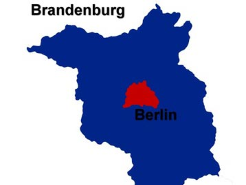 makierte Fläche von Berlin und Brandenburg - Foto: Fotolia.com / mrr