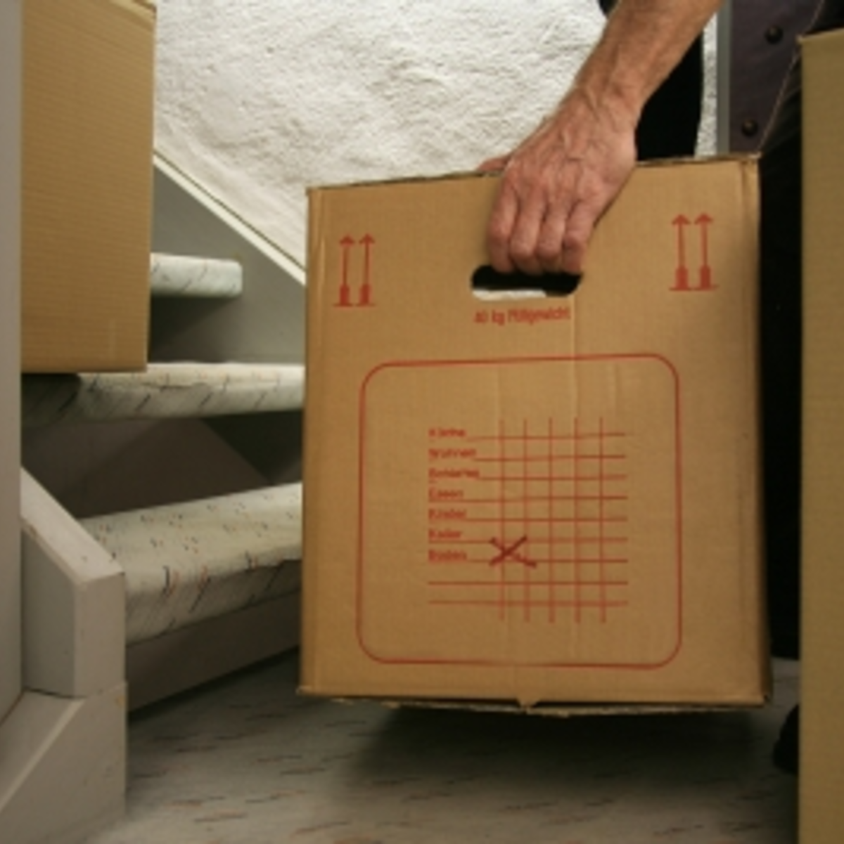 Mit vielen Umzugshelfern sind die Kisten schnell von der alten in der neuen Wohnung - Foto: RainerSturm  / pixelio.de