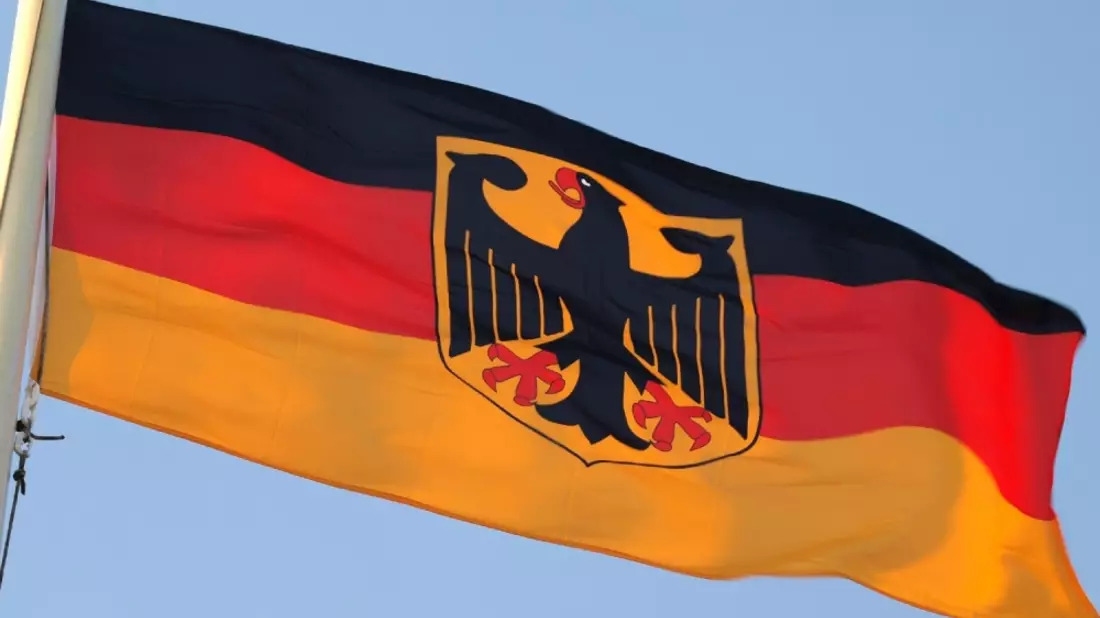 Deutschlandfahne, Illustration mit AI erstellt.