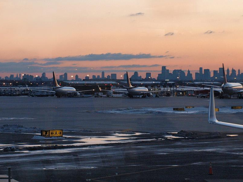Flugzeuge am Flughafen Newark bei New York - Foto: über dts Nachrichtenagentur