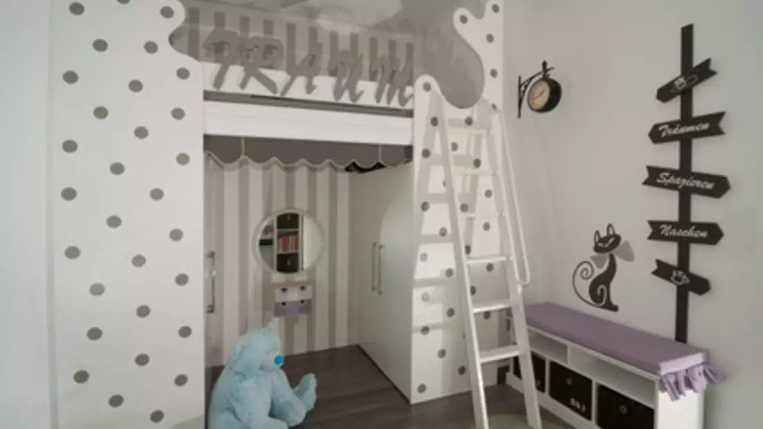 Abbildung 7:Ein Hochbett bietet viel Platz für die Gestaltung des darunter liegenden Raumes. - Bild: © Eduard Shelesnjak - Fotolia.com