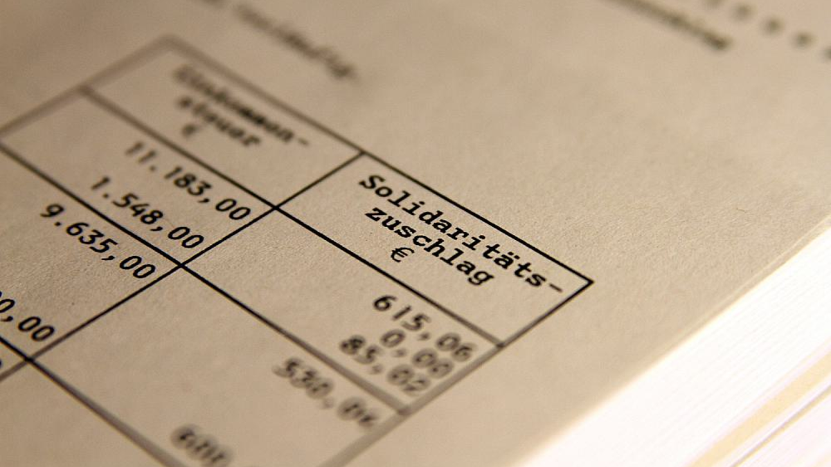 Solidaritätszuschlag (Archiv) - Foto: über dts Nachrichtenagentur