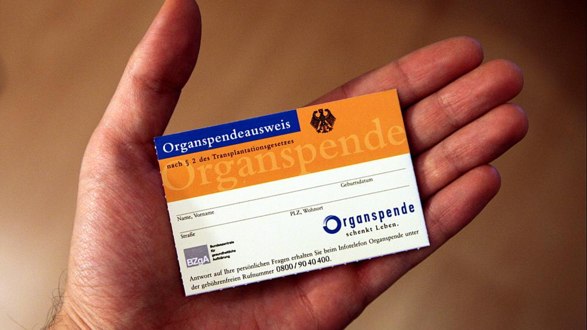 Organspendeausweis (Archiv) - Foto: über dts Nachrichtenagentur