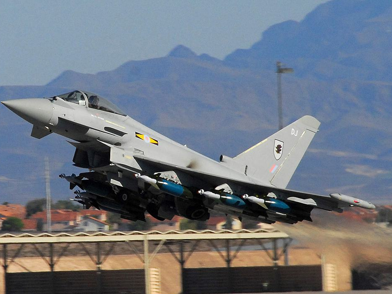Britisches Kampfflugzeug Eurofighter Typhoon (Archiv) - Foto: über dts Nachrichtenagentur