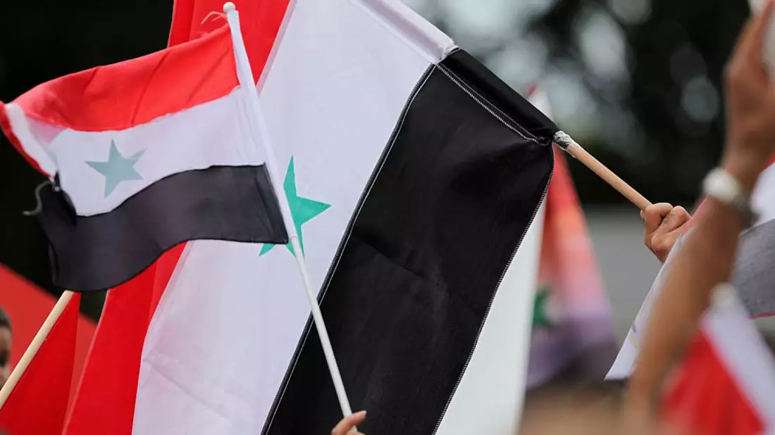 Flagge von Syrien (Archiv) - Bild: über dts Nachrichtenagentur