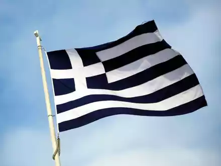 Griechische Fahne - Foto: über dts Nachrichtenagentur
