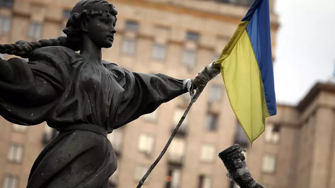 Flagge der Ukraine - Bild: über dts Nachrichtenagentur