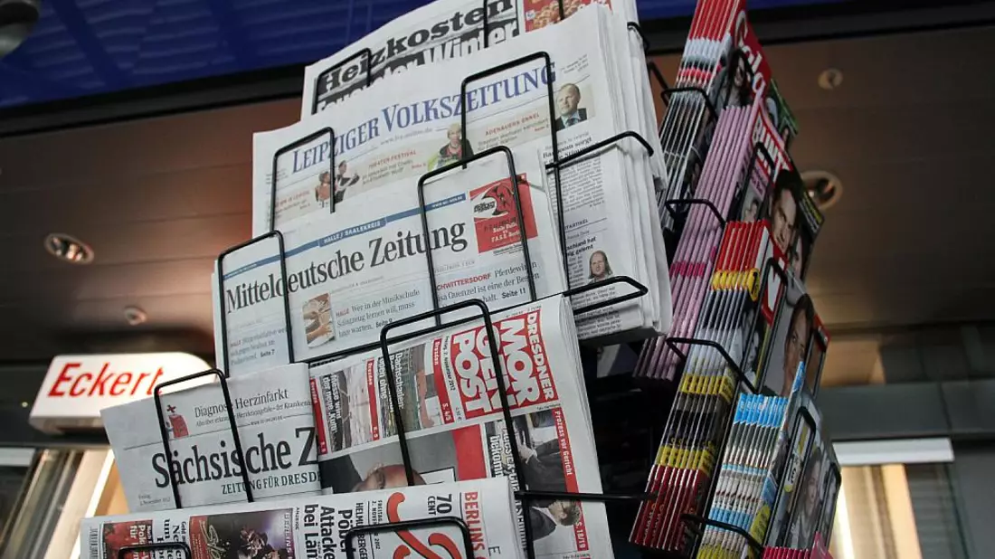 Zeitungen und Zeitschriften an einem Kiosk (Archiv) - Bild: über dts Nachrichtenagentur