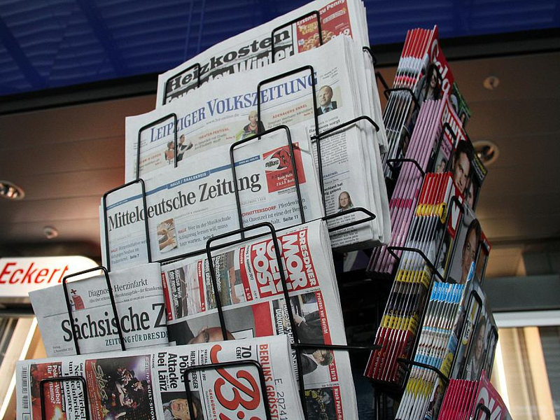 Zeitungen und Zeitschriften an einem Kiosk (Archiv) - Foto: über dts Nachrichtenagentur