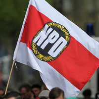 NPD-Fahne - Foto: über dts Nachrichtenagentur