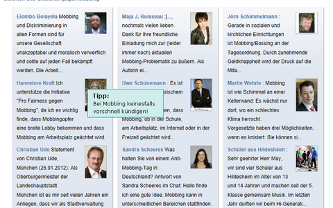 Die Bürgerinitiative „Pro Fairness gegen Mobbing, Hrsg. Klaus-Dieter May ist für den Deutschen Engagementpreis 2014 nominiert - Foto: kdm