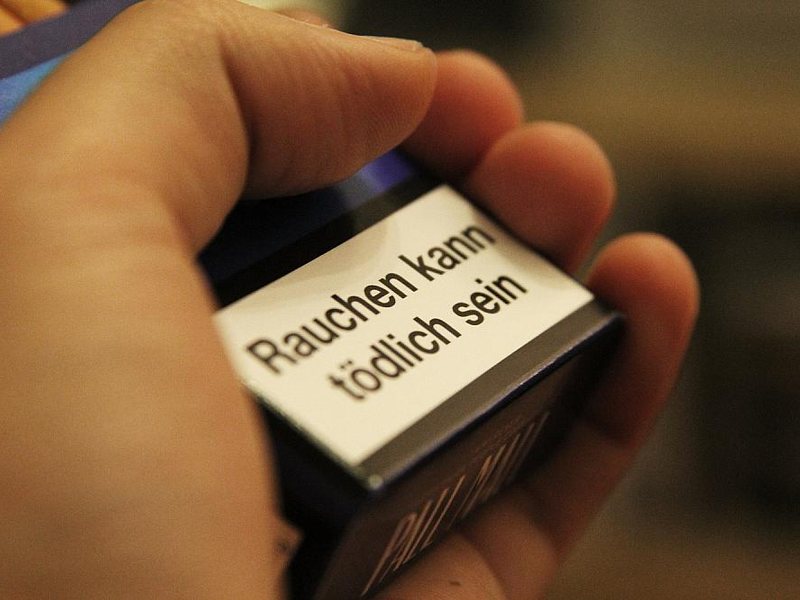 Raucherwarnung auf Zigarettenschachtel (Archiv) - Foto: über dts Nachrichtenagentur