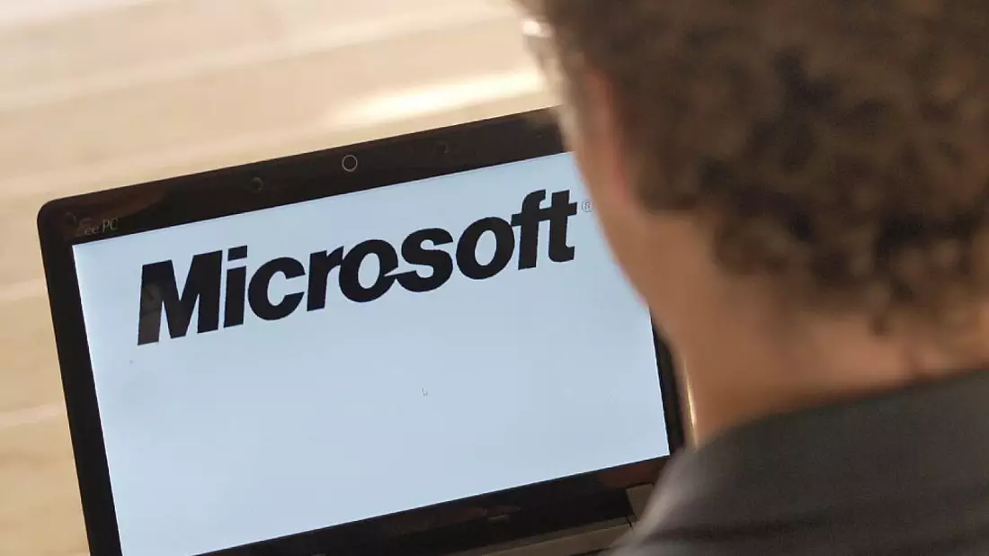 Microsoft-Logo auf einem Computer (Archiv) - Bild: über dts Nachrichtenagentur