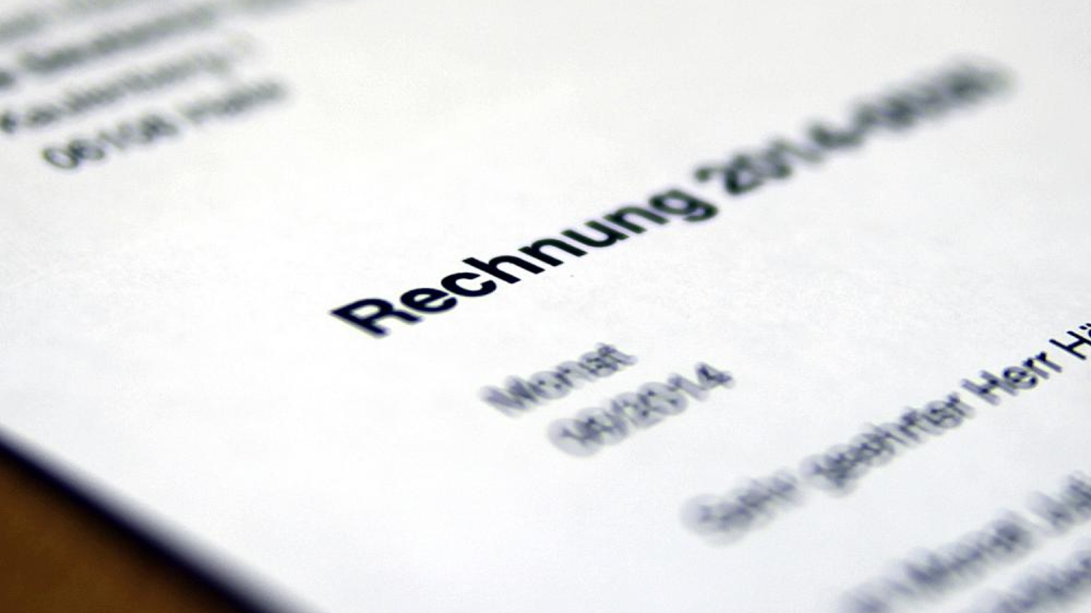 Rechnung (Archiv) - Foto: über dts Nachrichtenagentur