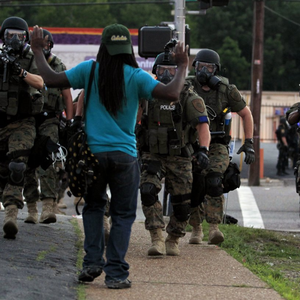 Polizeigewalt eskaliert in Ferguson - Foto: Günther Lause