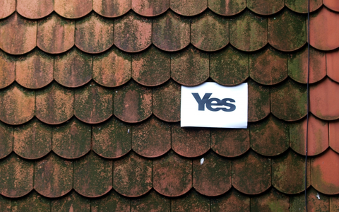 Yes-Plakat zum Referendum in Schottland - Foto: über dts Nachrichtenagentur