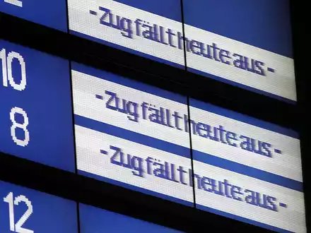 Zugausfälle bei der Bahn (Archiv) - Foto: über dts Nachrichtenagentur