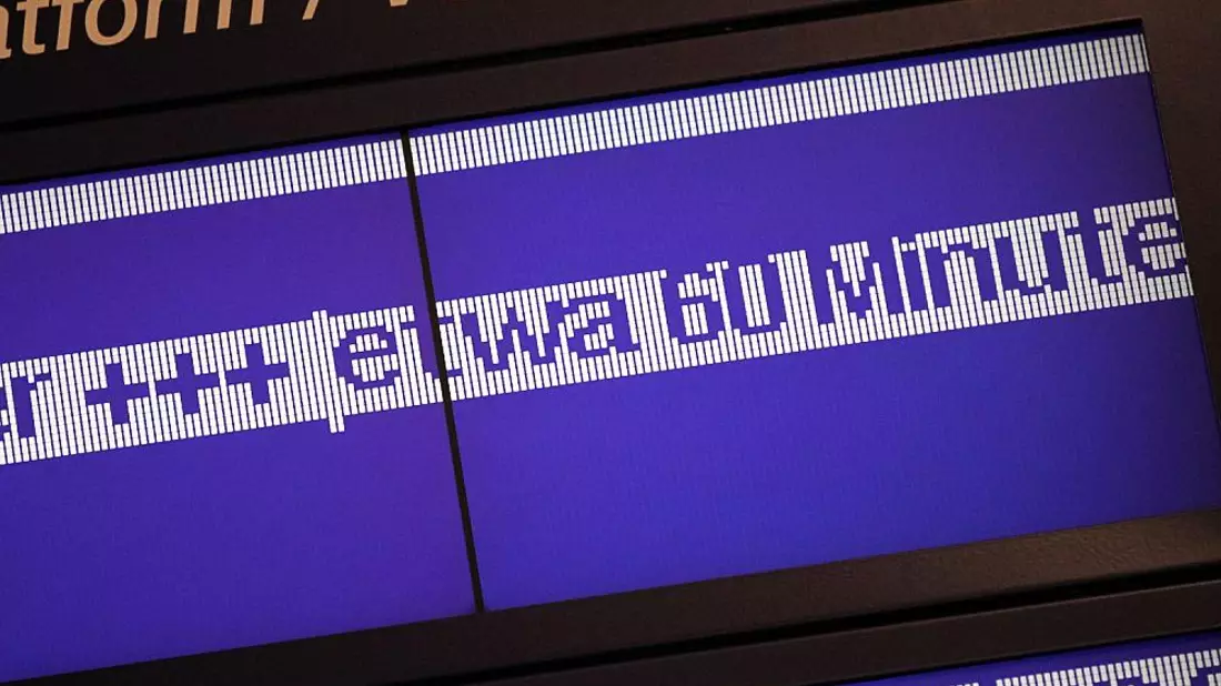 VerspÃ¤tungs-Anzeige bei der Bahn - Bild: über dts Nachrichtenagentur