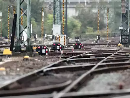 Gleisanlage bei der Bahn - Foto: über dts Nachrichtenagentur