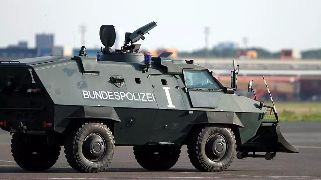 Panzer der Bundespolizei (Archiv) - Bild: über dts Nachrichtenagentur