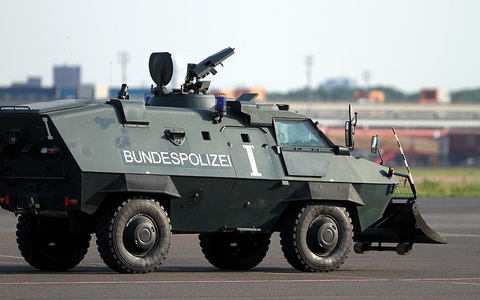 Panzer der Bundespolizei (Archiv) - Foto: über dts Nachrichtenagentur