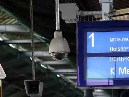 Überwachungskamera am Bonner Hauptbahnhof - Foto: über dts Nachrichtenagentur