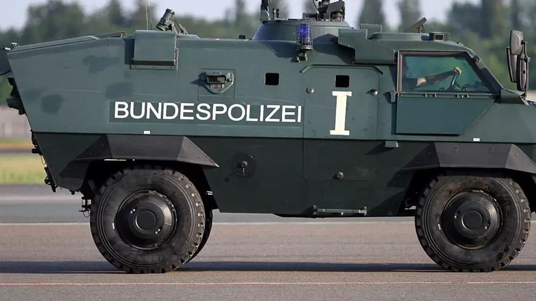 Spritfresser: Ein Panzer der Bundespolizei (Archiv) - Bild: über dts Nachrichtenagentur