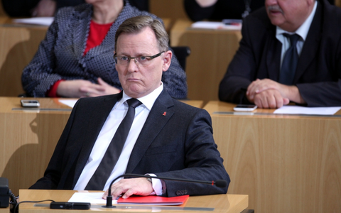 Bodo Ramelow am 05.12.2014 im Erfurter Landtag - Foto: über dts Nachrichtenagentur