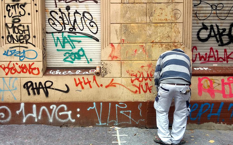 Graffiti-Entfernung (Archiv) - Foto: über dts Nachrichtenagentur