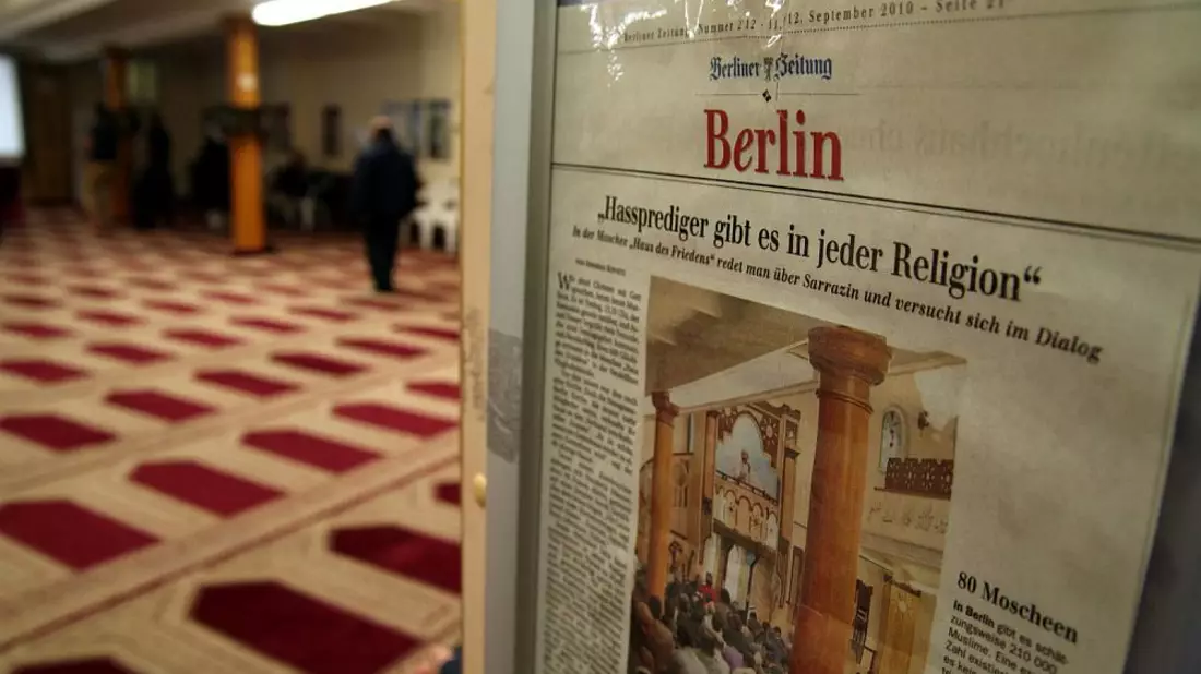 Zeitungsausschnitt über Hassprediger in einer Berliner Moschee (Archiv) - Bild: über dts Nachrichtenagentur