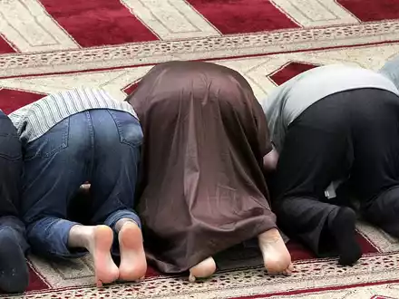 Gläubige Muslime beim Gebet in einer Moschee (Archiv) - Foto: über dts Nachrichtenagentur