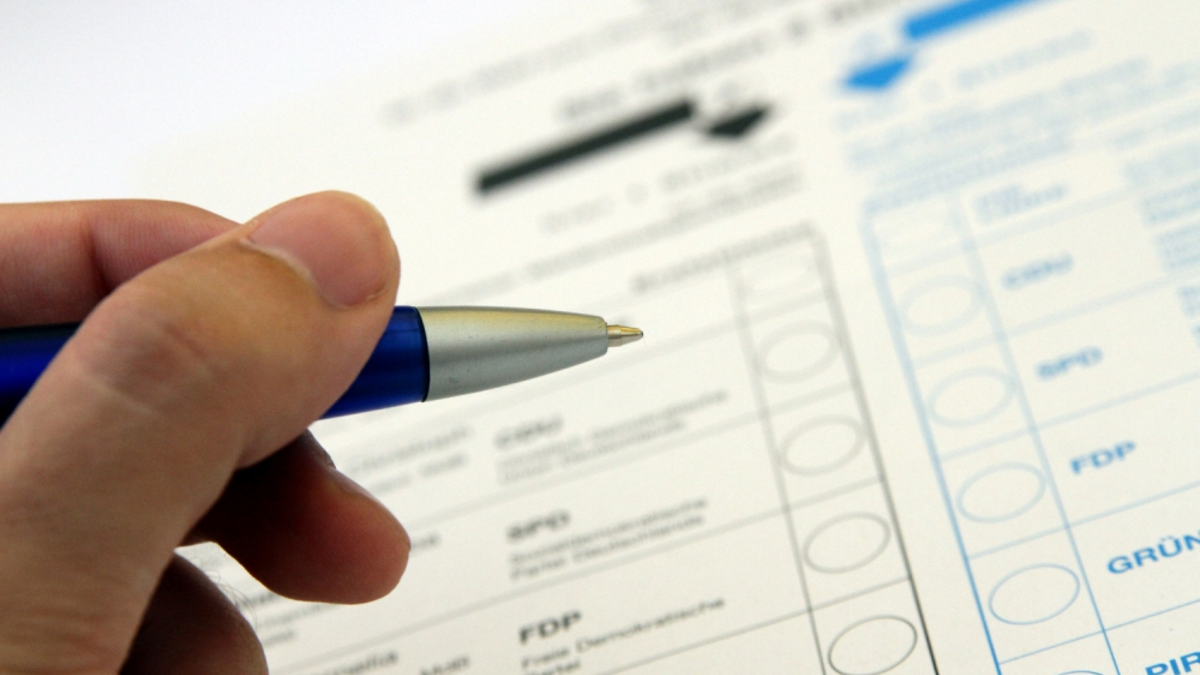 Stimmzettel fÃ¼r die Bundestagswahl - Foto: über dts Nachrichtenagentur