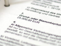 Gewerbeanmeldung einer GmbH - Foto: über dts Nachrichtenagentur