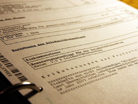 Steuerbescheid (Archiv) - Foto: über dts Nachrichtenagentur