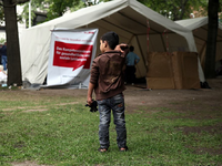 Flüchtlinge an einer Aufnahmestelle (Archiv) - Foto: über dts Nachrichtenagentur