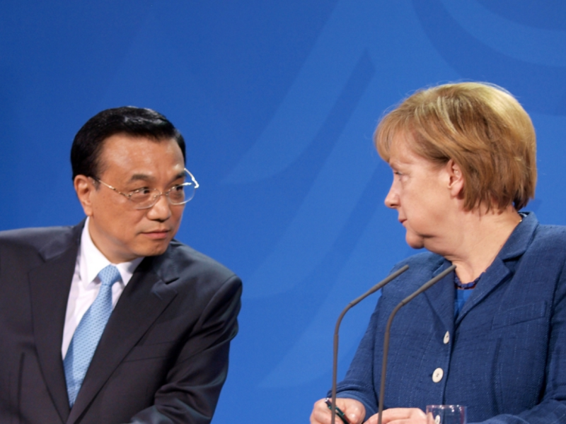 Li Keqiang und Angela Merkel am 26.05.2013 in Berlin - Foto: über dts Nachrichtenagentur