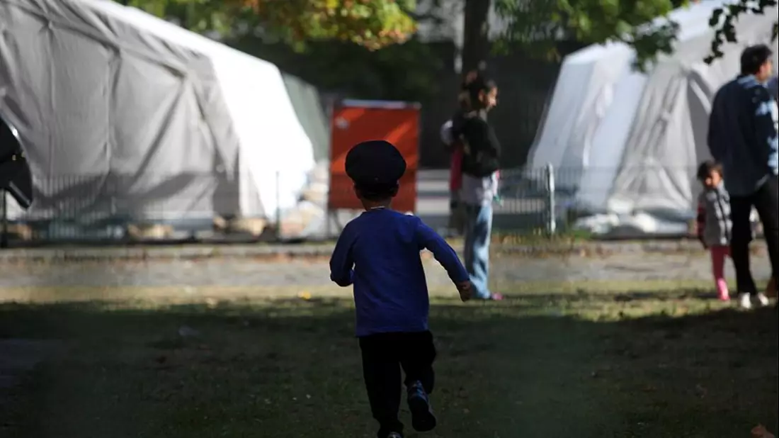 FlÃ¼chtlinge in einer Zeltstadt - Bild: über dts Nachrichtenagentur