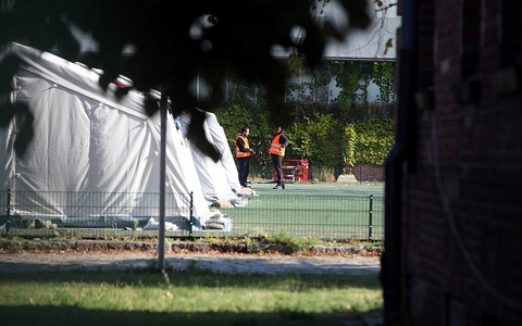 Helfer in einer Zeltstadt (Archiv) - Foto: über dts Nachrichtenagentur