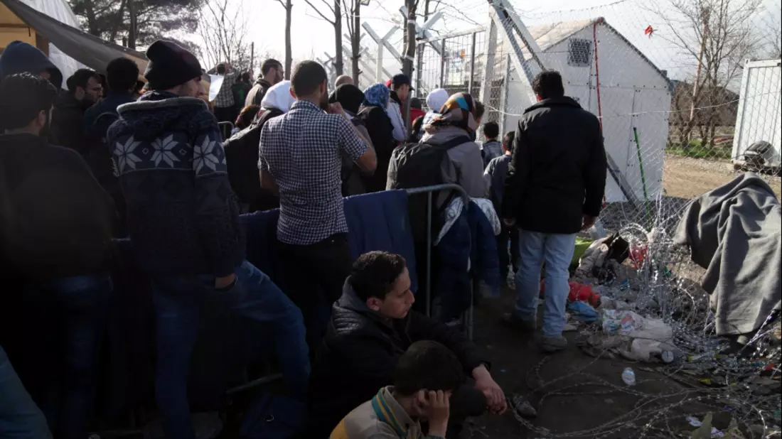 FlÃ¼chtlinge auf der Balkanroute - Bild: über dts Nachrichtenagentur
