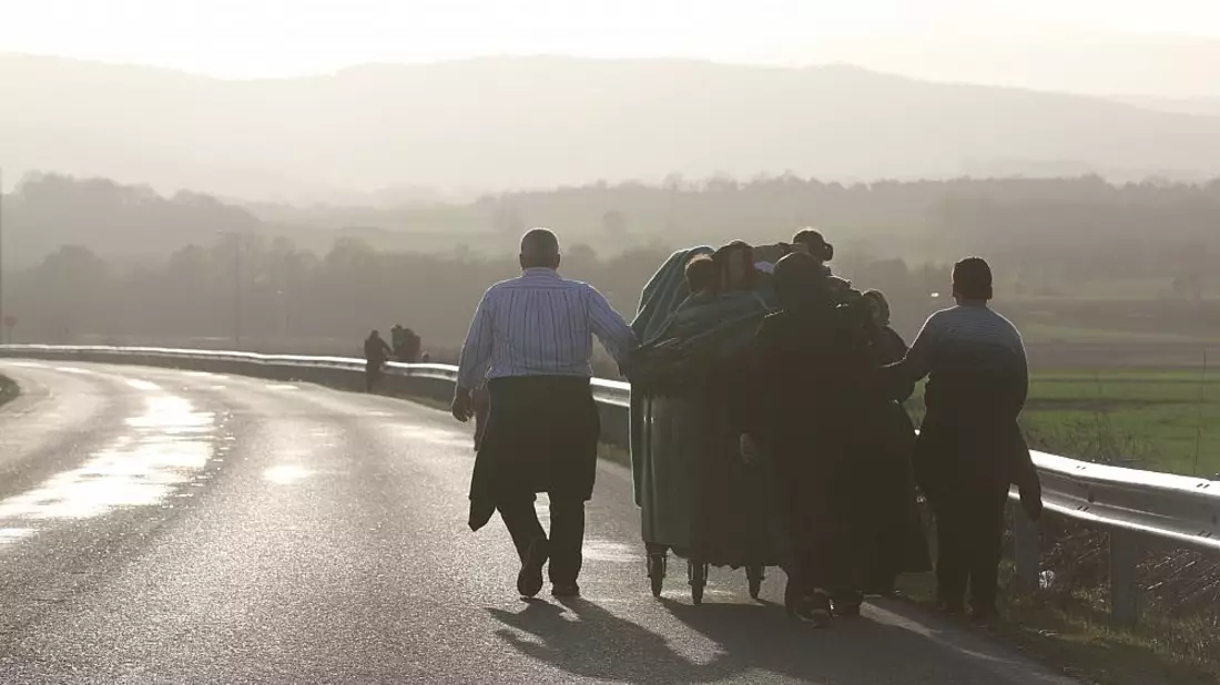 Flüchtlinge auf der Balkanroute (Archiv) - Bild: über dts Nachrichtenagentur