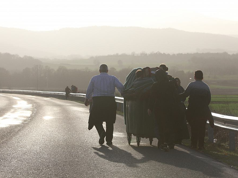 FlÃ¼chtlinge auf der Balkanroute - Foto: über dts Nachrichtenagentur