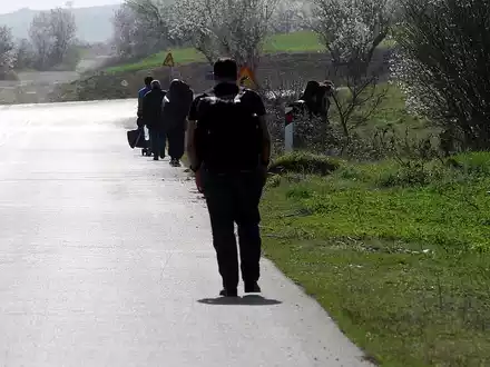 Flüchtlinge auf der Balkanroute (Archiv) - Foto: über dts Nachrichtenagentur