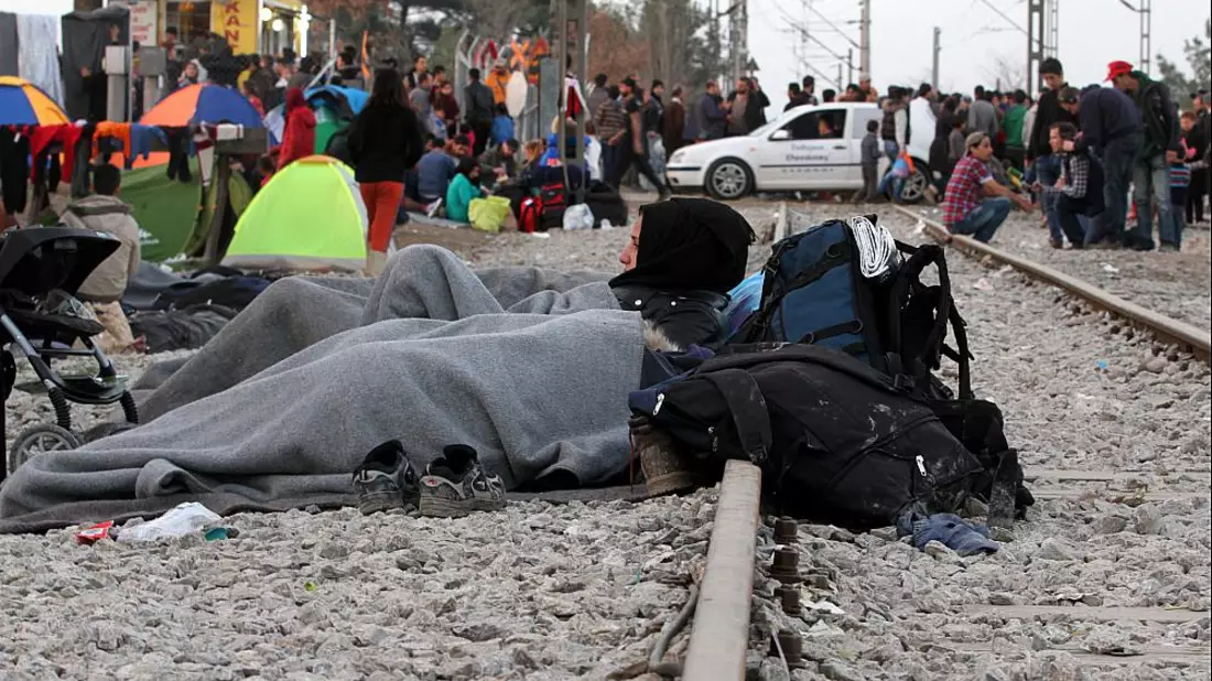 Flüchtlinge auf der Balkanroute (Archiv) - Bild: über dts Nachrichtenagentur