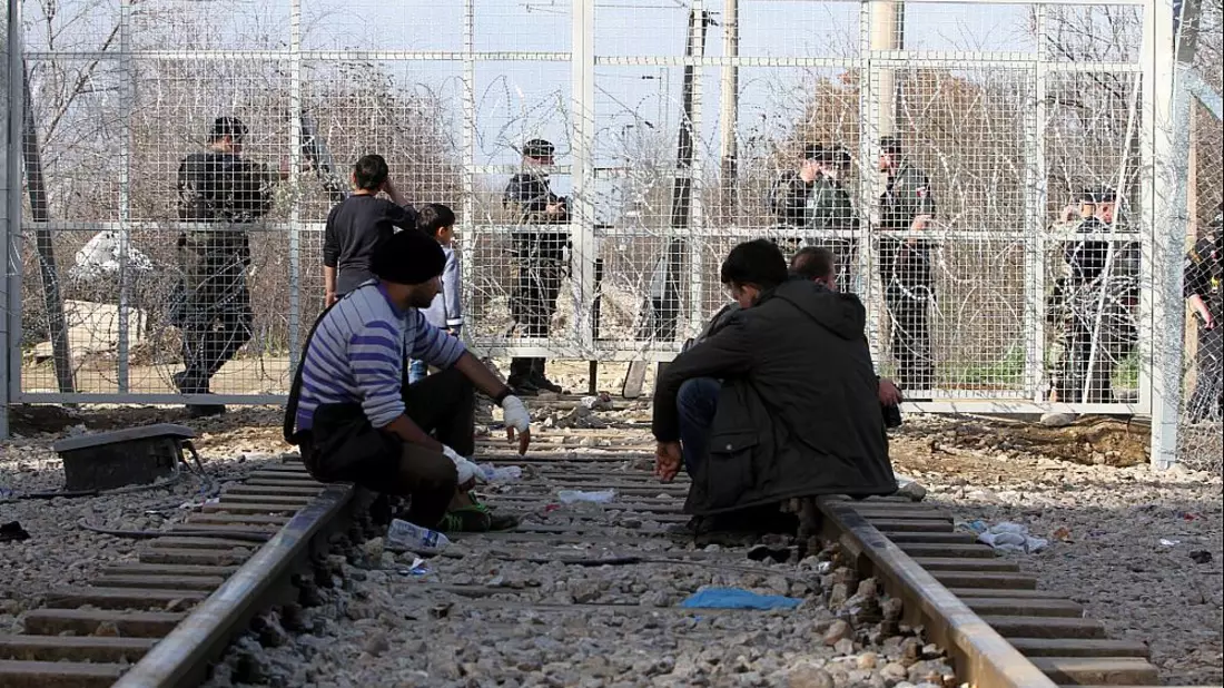 FlÃ¼chtlinge auf der Balkanroute - Bild: über dts Nachrichtenagentur