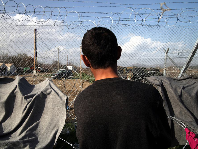 Grenzzaun zwischen Mazedonien und Griechenland - Foto: über dts Nachrichtenagentur