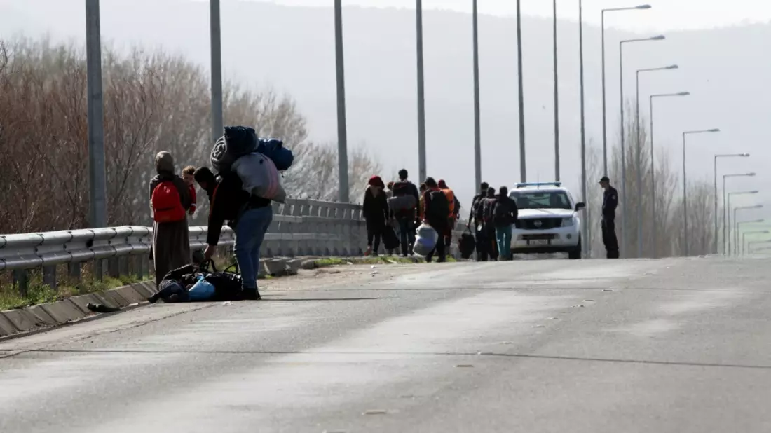 FlÃ¼chtlinge auf der Balkanroute - Bild: über dts Nachrichtenagentur