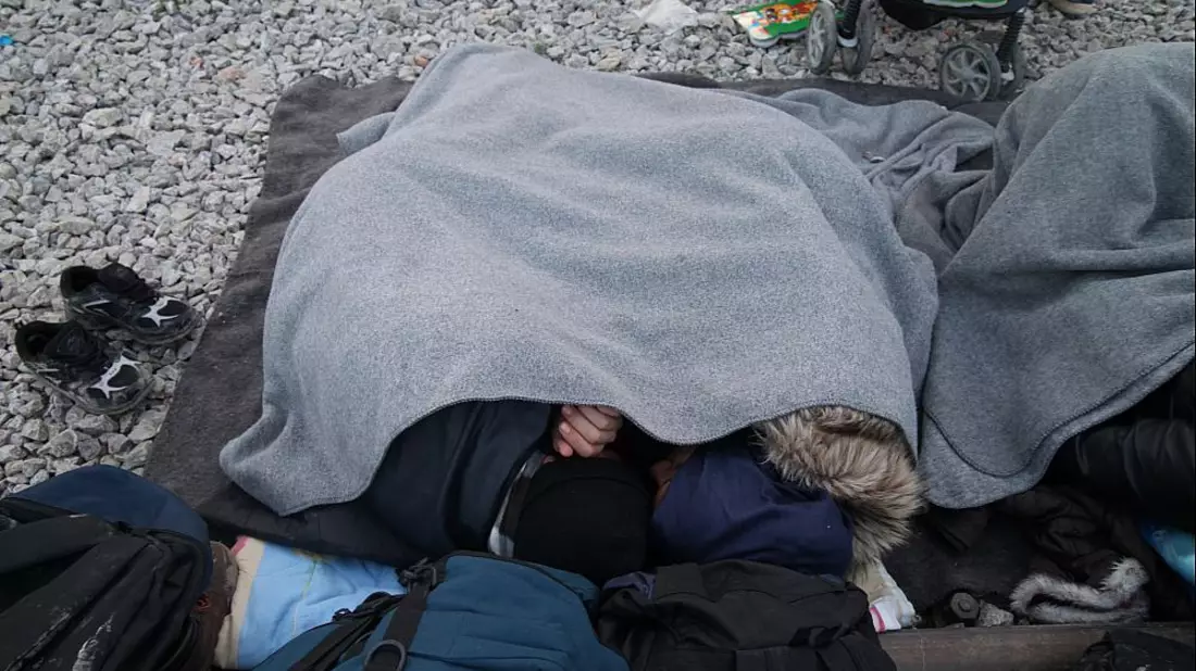 Flüchtlinge auf der Balkanroute (Archiv) - Bild: über dts Nachrichtenagentur